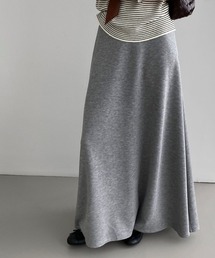 CHUN CHUN NOTES（チュンチュンノーツ）の「26SS/なめらかポンチ素材 フレアロングスカート（スカート）」