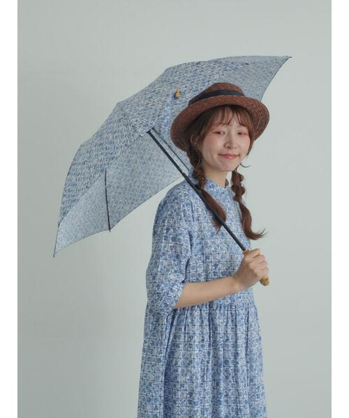 ツハルバイサマンサモスモス　10周年　ボタニカルランゲージ柄サロペット LIBERTY FABRICS】Botanical Language柄日傘（その他雑貨）｜TSUHARU