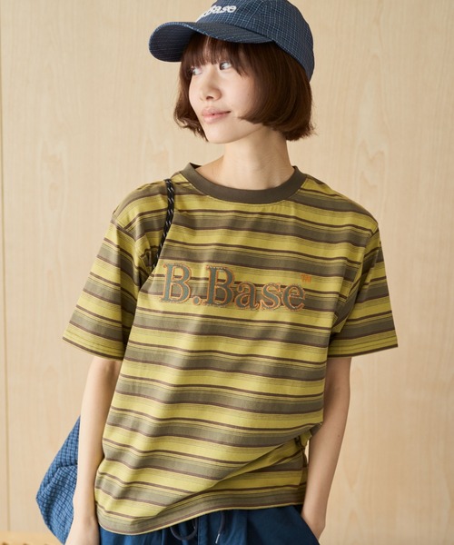 BROKEN BASE(ブロークンベース)の「B.Base Assort Zigzag Patchwork Tee / B.BaseアソートジグザグパッチワークTee(Tシャツ/カットソー・メンズ・ブラック/グレー/カーキ系1/ネイビー/グレー系1/ホワイト/ブラウン系1・SMALL/LARGE/MEDIUM)」の7枚目の写真