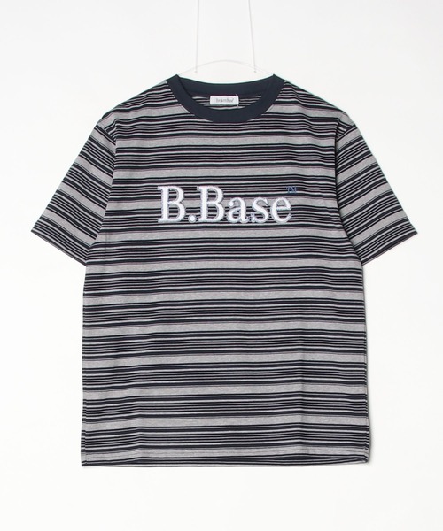 BROKEN BASE(ブロークンベース)の「B.Base Assort Zigzag Patchwork Tee / B.BaseアソートジグザグパッチワークTee(Tシャツ/カットソー・メンズ・ブラック/グレー/カーキ系1/ネイビー/グレー系1/ホワイト/ブラウン系1/ブラック×カーキ/ブラック系1/ネイビー系1・SMALL/LARGE/MEDIUM)」の22枚目の写真