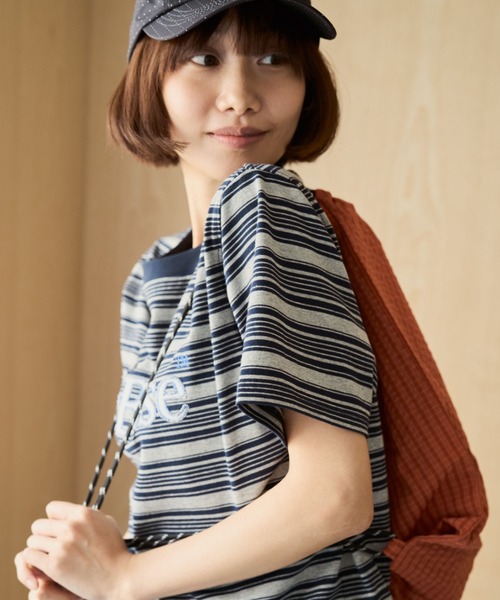 BROKEN BASE(ブロークンベース)の「B.Base Assort Zigzag Patchwork Tee / B.BaseアソートジグザグパッチワークTee(Tシャツ/カットソー・メンズ・ブラック/グレー/カーキ系1/ネイビー/グレー系1/ホワイト/ブラウン系1・SMALL/LARGE/MEDIUM)」の16枚目の写真