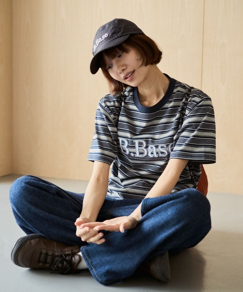 BROKEN BASE(ブロークンベース)の「B.Base Assort Zigzag Patchwork Tee / B.BaseアソートジグザグパッチワークTee(Tシャツ/カットソー・メンズ・ブラック/グレー/カーキ系1/ネイビー/グレー系1/ホワイト/ブラウン系1・SMALL/LARGE/MEDIUM)」の22枚目の写真