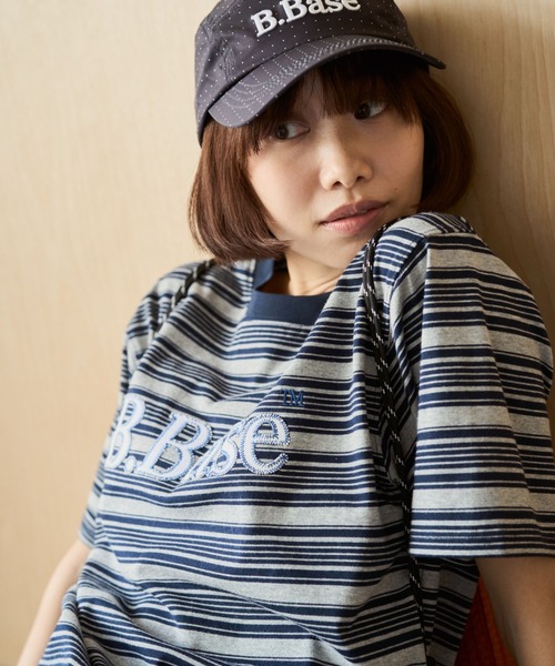 BROKEN BASE(ブロークンベース)の「B.Base Assort Zigzag Patchwork Tee / B.BaseアソートジグザグパッチワークTee(Tシャツ/カットソー・メンズ・ブラック/グレー/カーキ系1/ネイビー/グレー系1/ホワイト/ブラウン系1・SMALL/LARGE/MEDIUM)」の11枚目の写真
