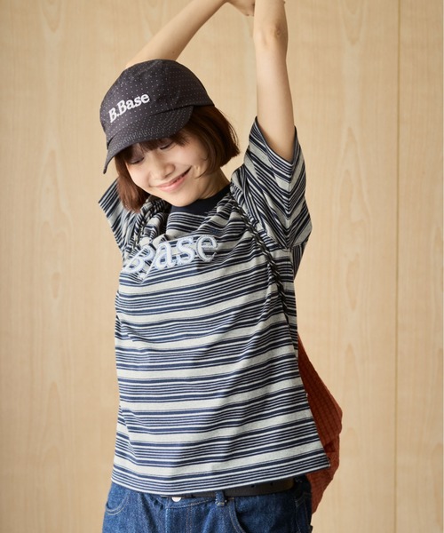 BROKEN BASE(ブロークンベース)の「B.Base Assort Zigzag Patchwork Tee / B.BaseアソートジグザグパッチワークTee(Tシャツ/カットソー・メンズ・ブラック/グレー/カーキ系1/ネイビー/グレー系1/ホワイト/ブラウン系1・SMALL/LARGE/MEDIUM)」の13枚目の写真