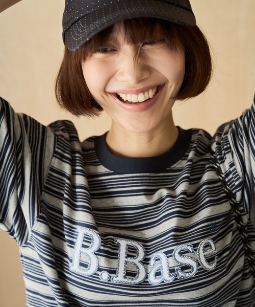BROKEN BASE(ブロークンベース)の「B.Base Assort Zigzag Patchwork Tee / B.BaseアソートジグザグパッチワークTee(Tシャツ/カットソー・メンズ・ブラック/グレー/カーキ系1/ネイビー/グレー系1/ホワイト/ブラウン系1・SMALL/LARGE/MEDIUM)」の14枚目の写真