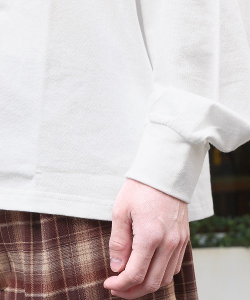 LUXSTYLE(ラグスタイル)の「CRYBABYサガラ刺繍ロンT(Tシャツ/カットソー・メンズ・ホワイト×レッド/ホワイト×ブルー/ブラック×レッド/ブラック×ブルー・L/M)」の18枚目の写真