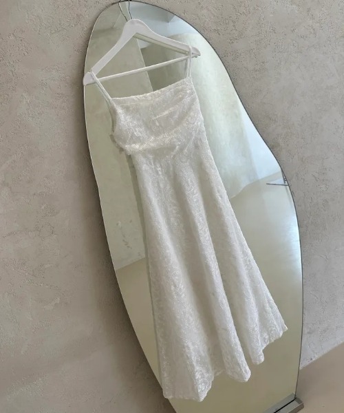FREE STYLISTS（フリー スタイリスト）の「YUGA_YGMC　　Korean-style　Embroidered lace dress（ワンピース・レディース・ホワイト/オフホワイト・FREE）」の6枚目の写真