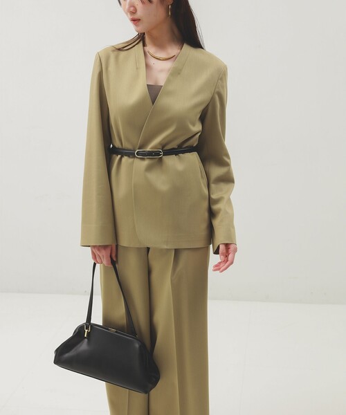 Demi-Luxe BEAMS(デミルクス ビームス)の「PUNTI. / OVAL ベルト(ベルト・レディース・ブラック/ダークブラウン・ONE SIZE)」の3枚目の写真