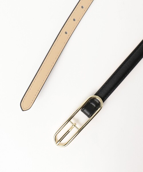 Demi-Luxe BEAMS(デミルクス ビームス)の「PUNTI. / OVAL ベルト(ベルト・レディース・ブラック/ダークブラウン・ONE SIZE)」の6枚目の写真