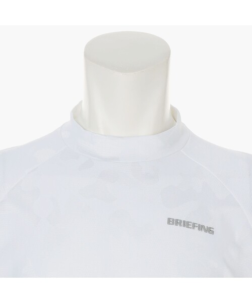 BRIEFING（ブリーフィング）の「【BRIEFING GOLF／ブリーフィングゴルフ】 MEN’S CAMO JQ HIGHNECK RF（Tシャツ/カットソー・メンズ・ホワイト/ブラック/オリーブ・L/M/S/XL）」の9枚目の写真