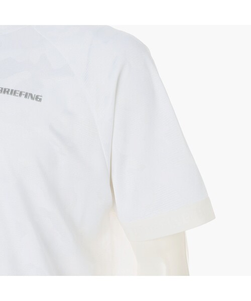 BRIEFING（ブリーフィング）の「【BRIEFING GOLF／ブリーフィングゴルフ】 MEN’S CAMO JQ HIGHNECK RF（Tシャツ/カットソー・メンズ・ホワイト/ブラック/オリーブ・L/M/S/XL）」の11枚目の写真