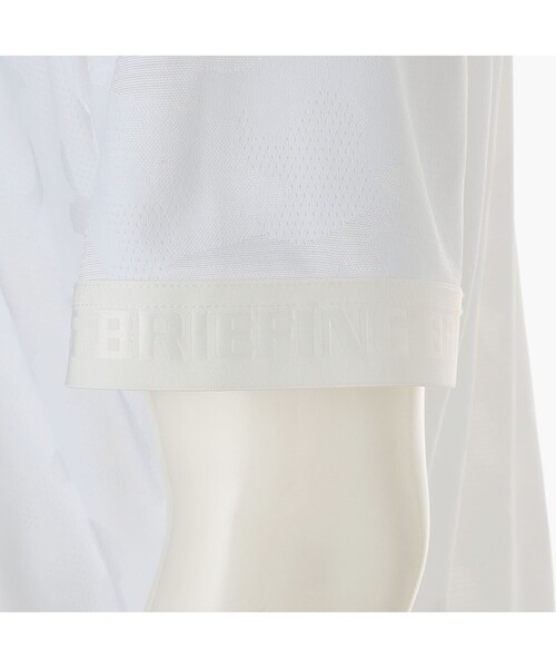BRIEFING（ブリーフィング）の「【BRIEFING GOLF／ブリーフィングゴルフ】 MEN’S CAMO JQ HIGHNECK RF（Tシャツ/カットソー・メンズ・ホワイト/ブラック/オリーブ・L/M/S/XL）」の4枚目の写真