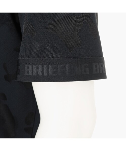 BRIEFING（ブリーフィング）の「【BRIEFING GOLF／ブリーフィングゴルフ】 MEN’S CAMO JQ HIGHNECK RF（Tシャツ/カットソー・メンズ・ホワイト/ブラック/オリーブ・L/M/S/XL）」の17枚目の写真