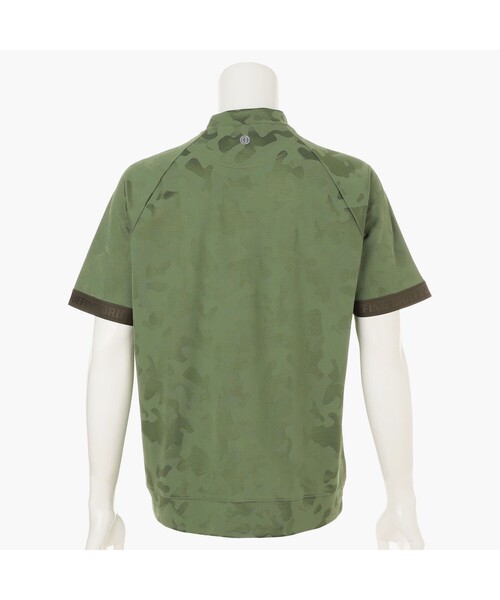BRIEFING（ブリーフィング）の「【BRIEFING GOLF／ブリーフィングゴルフ】 MEN’S CAMO JQ HIGHNECK RF（Tシャツ/カットソー・メンズ・ホワイト/ブラック/オリーブ・L/M/S/XL）」の20枚目の写真