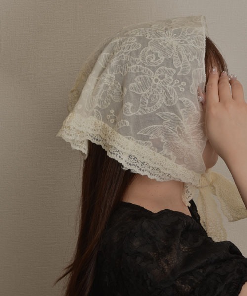 VIBGYOR Women(ヴィブジョー ウィメン)の「【resonance】フラワーデザイン ラップスカート/付け裾【マルチウェイ】(その他トップス・レディース・ホワイト・FREE)」の5枚目の写真