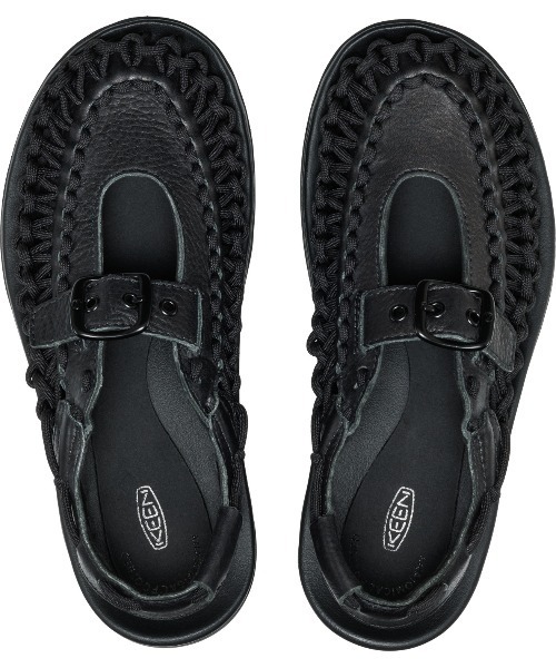 【新品・未使用】KEEN ブラック メリージェーン サンダル US 7 UNEEK PLT MARY JANE｜ユニーク ピーエルティ― メリー ジェーン