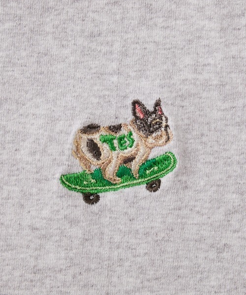 The Endless Summer（エンドレスサマー）の「[The Endless Summer/エンドレスサマー] 別注 ワンポイントBUHI刺繍ロゴ ショートスリーブTシャツ（Tシャツ/カットソー・レディース・ホワイト/グレー/ネイビー・M/L/XL）」の13枚目の写真
