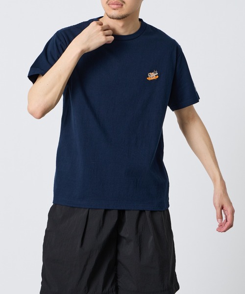 The Endless Summer（エンドレスサマー）の「[The Endless Summer/エンドレスサマー] 別注 ワンポイントBUHI刺繍ロゴ ショートスリーブTシャツ（Tシャツ/カットソー・レディース・ホワイト/グレー/ネイビー・M/L/XL）」の17枚目の写真