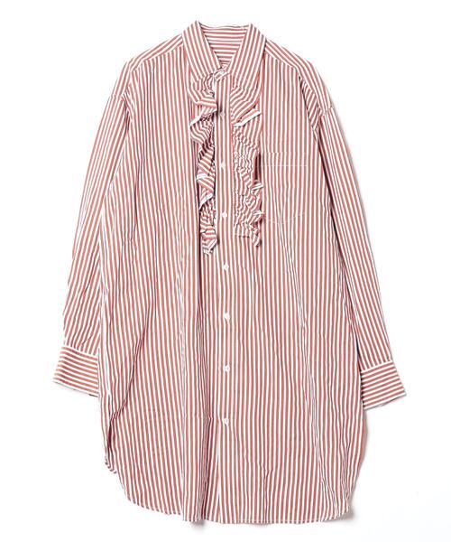 プランシー PLAN C シャツワンピース ブランド古着】PLAN C｜プランシーのシャツワンピース（ブラウン/茶色