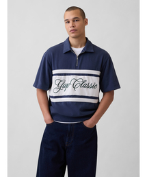 GAP（ギャップ）の「ヴィンテージソフト フレンチテリー Gapクラシックロゴ 1 4ジップアップ プルオーバー（スウェット）」
