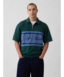 GAP（ギャップ）の「ヴィンテージソフト フレンチテリー Gapクラシックロゴ 1 4ジップアップ プルオーバー（スウェット）」