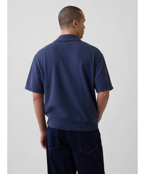 GAP(ギャップ)の「ヴィンテージソフト フレンチテリー Gapクラシックロゴ 1/4ジップアップ プルオーバー(スウェット・メンズ・ネイビー/ピンク/オフホワイト/グリーン・L/M/S/XS/XL)」の13枚目の写真