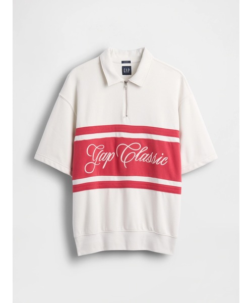 GAP(ギャップ)の「ヴィンテージソフト フレンチテリー Gapクラシックロゴ 1/4ジップアップ プルオーバー(スウェット・メンズ・ネイビー/ピンク/オフホワイト/グリーン・L/M/S/XS/XL)」の7枚目の写真