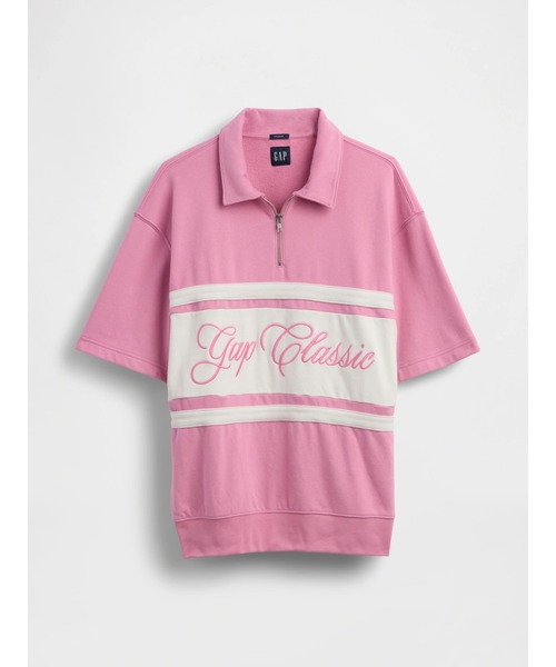 GAP(ギャップ)の「ヴィンテージソフト フレンチテリー Gapクラシックロゴ 1/4ジップアップ プルオーバー(スウェット・メンズ・ネイビー/ピンク/オフホワイト/グリーン・L/M/S/XS/XL)」の8枚目の写真