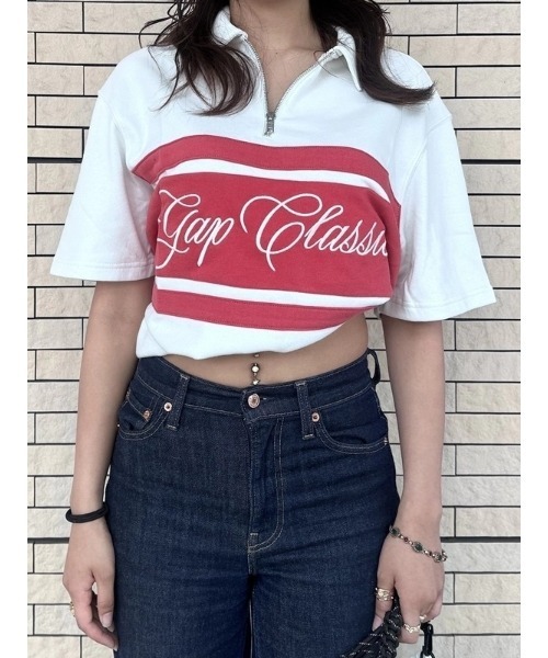 GAP(ギャップ)の「ヴィンテージソフト フレンチテリー Gapクラシックロゴ 1/4ジップアップ プルオーバー(スウェット・メンズ・ネイビー/ピンク/オフホワイト/グリーン・L/M/S/XS/XL)」の10枚目の写真