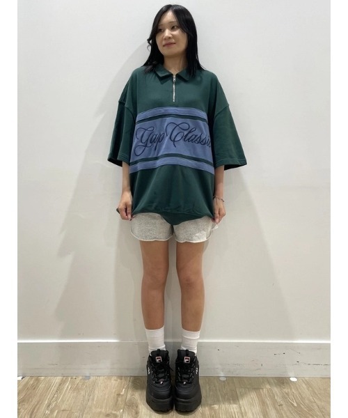 GAP(ギャップ)の「ヴィンテージソフト フレンチテリー Gapクラシックロゴ 1/4ジップアップ プルオーバー(スウェット・メンズ・ネイビー/ピンク/オフホワイト/グリーン・L/M/S/XS/XL)」の17枚目の写真