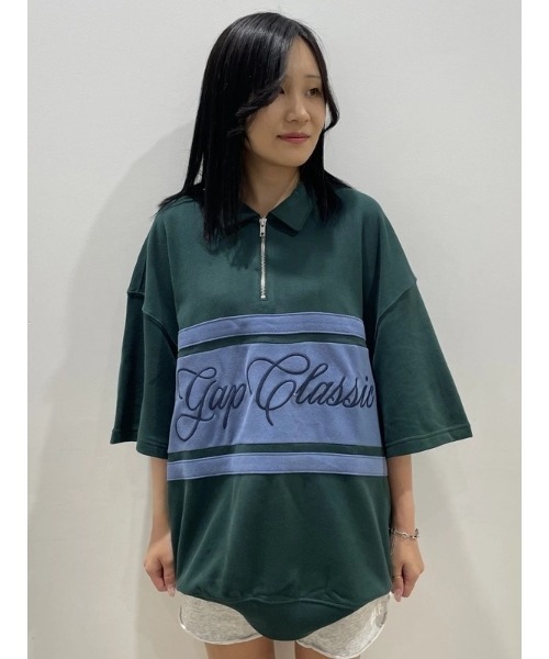 GAP(ギャップ)の「ヴィンテージソフト フレンチテリー Gapクラシックロゴ 1/4ジップアップ プルオーバー(スウェット・メンズ・ネイビー/ピンク/オフホワイト/グリーン・L/M/S/XS/XL)」の18枚目の写真