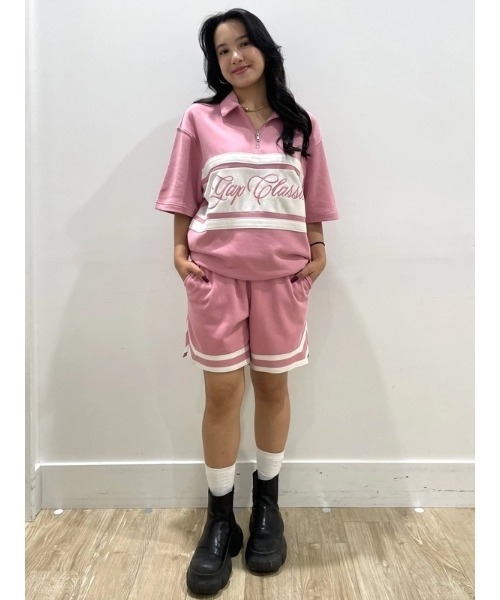 GAP(ギャップ)の「ヴィンテージソフト フレンチテリー Gapクラシックロゴ 1/4ジップアップ プルオーバー(スウェット・メンズ・ネイビー/ピンク/オフホワイト/グリーン・L/M/S/XS/XL)」の5枚目の写真