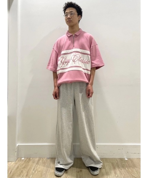 GAP(ギャップ)の「ヴィンテージソフト フレンチテリー Gapクラシックロゴ 1/4ジップアップ プルオーバー(スウェット・メンズ・ネイビー/ピンク/オフホワイト/グリーン・L/M/S/XS/XL)」の6枚目の写真