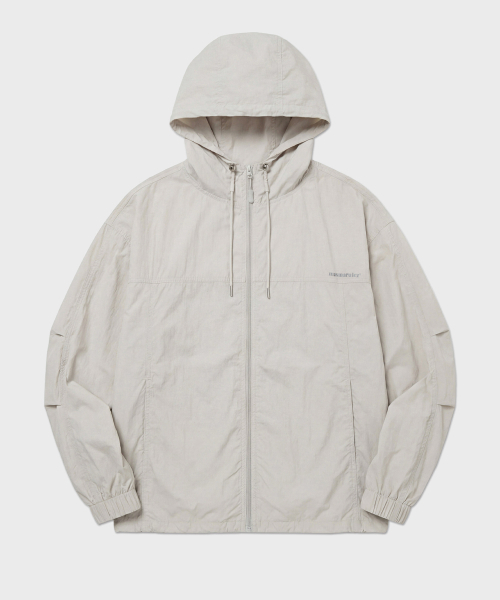 MASMARULEZ APPAREL（マスマルールズ アパレル）の「[SET] Essential Two Way Light Windbreaker Set-Up_Light Gray（ナイロンジャケット・レディース・ライトグレー・ONE SIZE）」の13枚目の写真