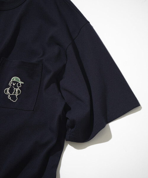 FREAK'S STORE(フリークスストア)の「tombonia/トムボニア バックプリント クルーネック ポケットTシャツ/スケートボーイ(Tシャツ/カットソー・メンズ・ネイビー/ライトグレー/ホワイト/チャコールグレー・SMALL/LARGE/MEDIUM)」の20枚目の写真