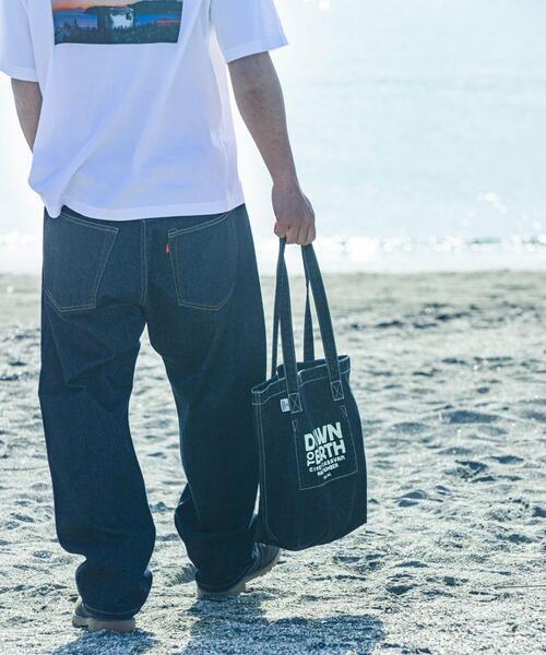 MAGIC NUMBER(マジック ナンバー)の「CINEMACARAVAN×MAGIC NUMBER×Sonny Label コラボバッグB(トートバッグ・メンズ・ブルー/ブラック・ONE)」の3枚目の写真
