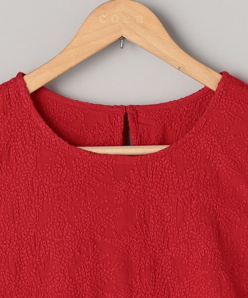 coen(コーエン)の「【Lipa(リパ)別注】ノースリーブ総刺繍ティアードブラウス(シャツ/ブラウス・レディース・ブラック/オフホワイト/レッド・L/M)」の22枚目の写真