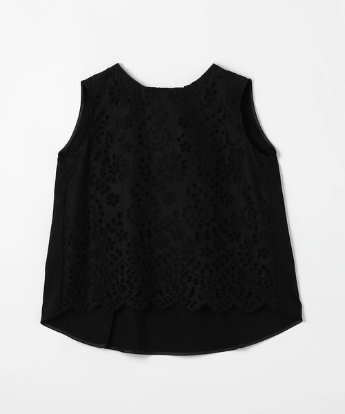 K.T KIYOKO TAKASE(キヨコタカセ)の「ボタニカル幾何刺繍 プルオーバー(Tシャツ/カットソー・レディース・ブラック/ブラウン・9号)」の14枚目の写真