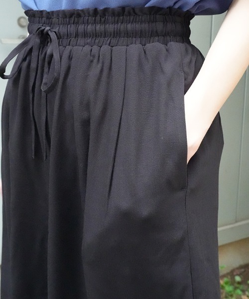 axes femme(アクシーズファム)の「接触冷感裾レースワイドパンツ(その他パンツ・レディース・キナリ/ブラック/グレー・FREE)」の8枚目の写真