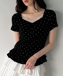 COGTHEBIGSMOKE/コグザビッグスモーク】DAISY TOP/スウェット（Tシャツ