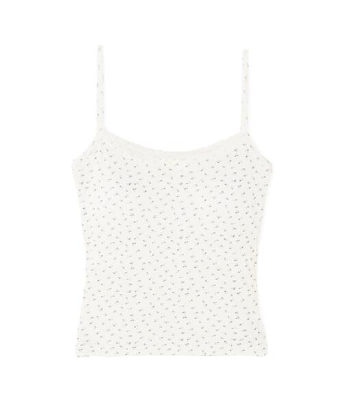 Torenia(トレニア)の「Torenia/トレニア/Frill Camisole(キャミソール・レディース・ブラック/ホワイト/ブルー/ピンク・F)」の1枚目の写真