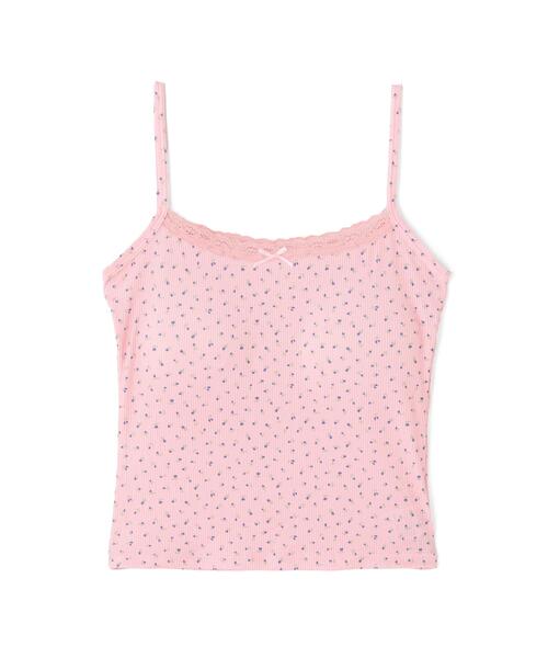 Torenia(トレニア)の「Torenia/トレニア/Frill Camisole(キャミソール・レディース・ブラック/ホワイト/ブルー/ピンク・F)」の4枚目の写真