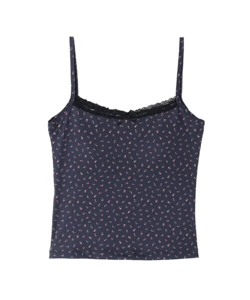 Torenia(トレニア)の「Torenia/トレニア/Frill Camisole(キャミソール・レディース・ブラック/ホワイト/ブルー/ピンク・F)」の2枚目の写真