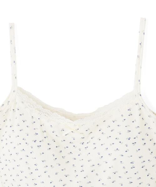 Torenia(トレニア)の「Torenia/トレニア/Frill Camisole(キャミソール・レディース・ブラック/ホワイト/ブルー/ピンク・F)」の8枚目の写真