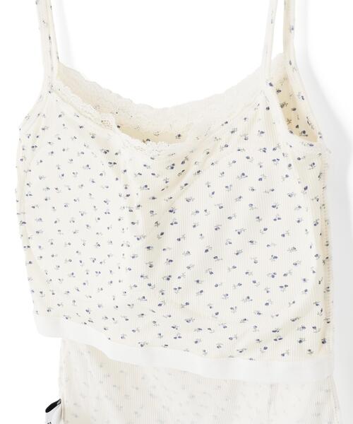 Torenia(トレニア)の「Torenia/トレニア/Frill Camisole(キャミソール・レディース・ブラック/ホワイト/ブルー/ピンク・F)」の12枚目の写真
