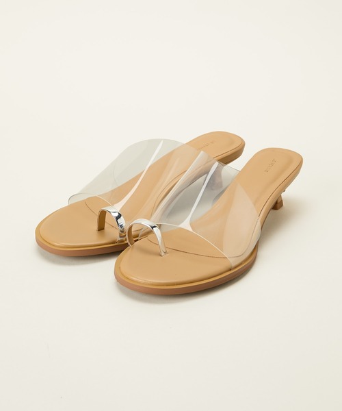 LE VERNIS(ル・ベルニ)の「LE VERNIS(ル・ベルニ)Toe ring sandals(サンダル・レディース・ブラック/シルバー/クリア/ブラウン・24.5㎝/23.5/24.5/23.5cm)」の14枚目の写真