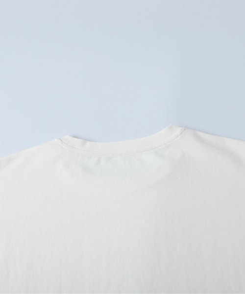 AMELY（エミリー）の「裾レースデザインTシャツ（Tシャツ/カットソー・レディース・ホワイト/ブラック・フリー）」の3枚目の写真