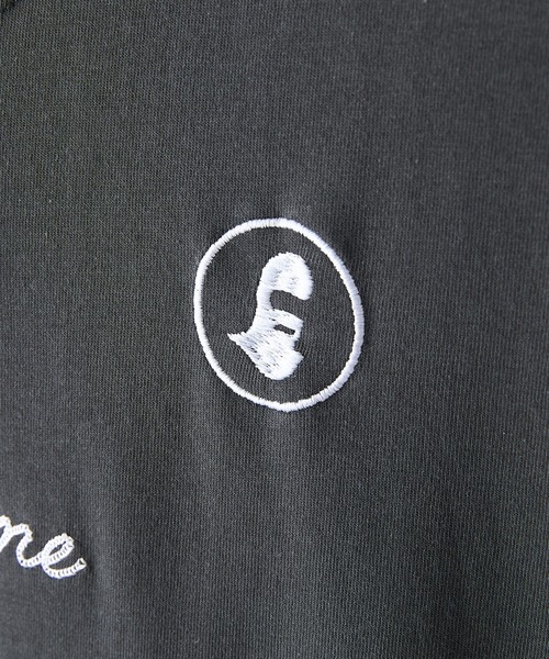 brknhome(ブロークンホーム)の「【BRKNHOME/ブロークンホーム】×【ZERO STAIN/ゼロステイン】【ホッケー風デザイン】コラボTシャツ 汗染み防止 ワンポイント オーバーサイズ(Tシャツ/カットソー・メンズ・ホワイト/チャコールグレー・MEDIUM/LARGE)」の8枚目の写真