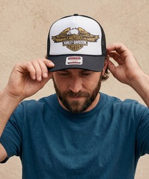 Harley-Davidson（ハーレーダビッドソン）の「【UT209】【Harley-Davidson/ハーレーダビッドソン】SCREAMIN EAGLE CURVED BILL HAT（キャップ）」