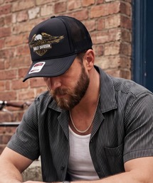 INNOCENT（イノセント）の「【UT209】【Harley-Davidson/ハーレーダビッドソン】SCREAMIN EAGLE CURVED BILL HAT（キャップ）」